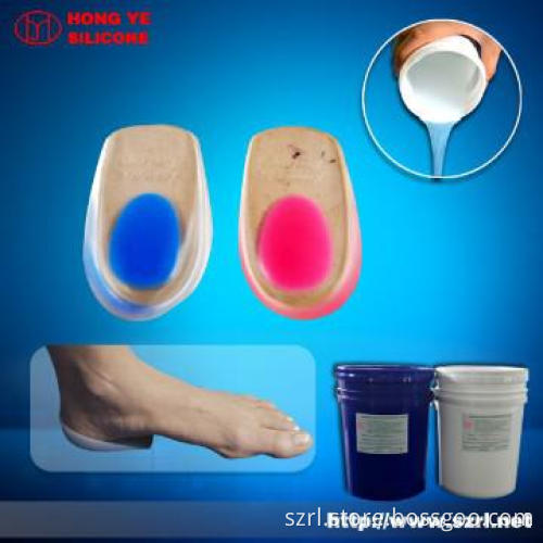 Platinum addition curing silicone rubber for soft shoe pad making